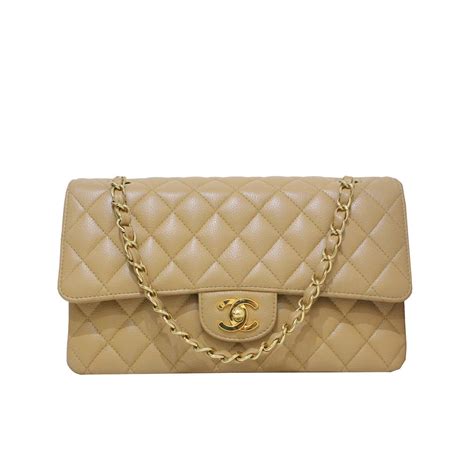 chanel nude classic flap|Flap Bags .